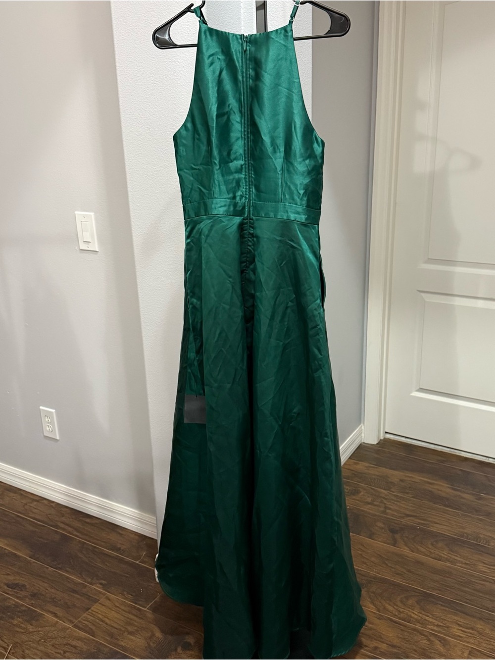 NWT Lulus Broadway Show Emerald Green High-Low Gown Evening Wedding Size Small - Picture 5 of 7
